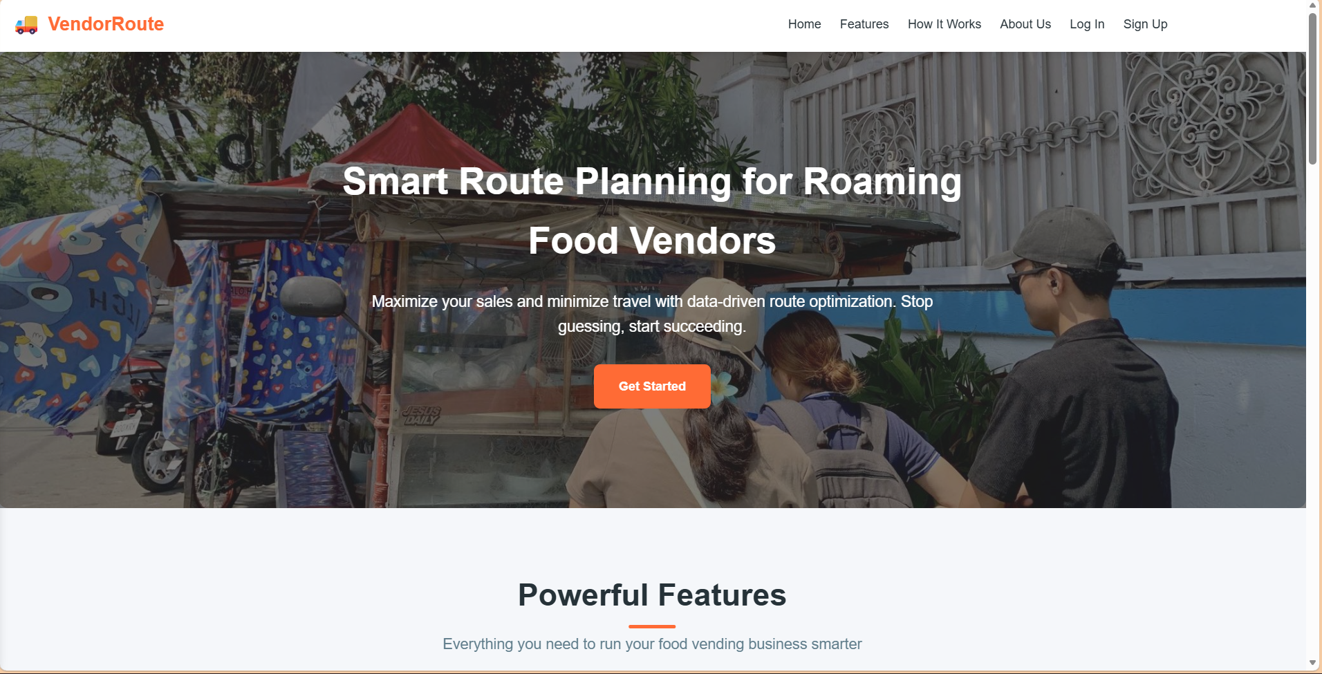 VendorRoute Web System